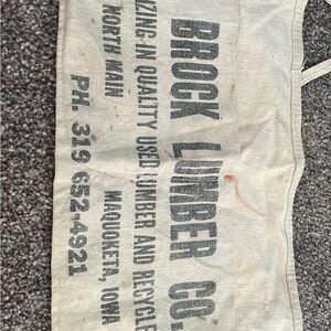 Canvas Tote with Brock Lumber Co. Print